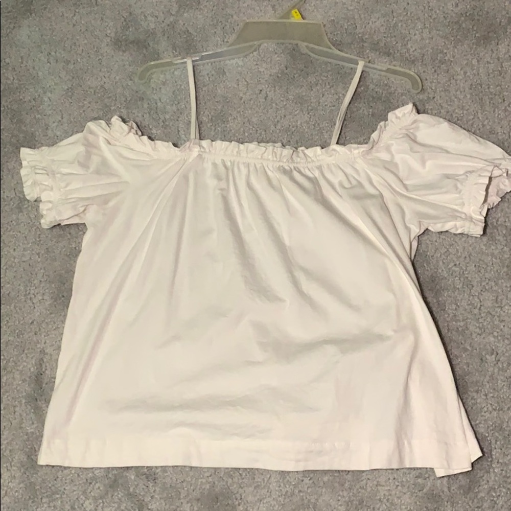 White off the shoulder top